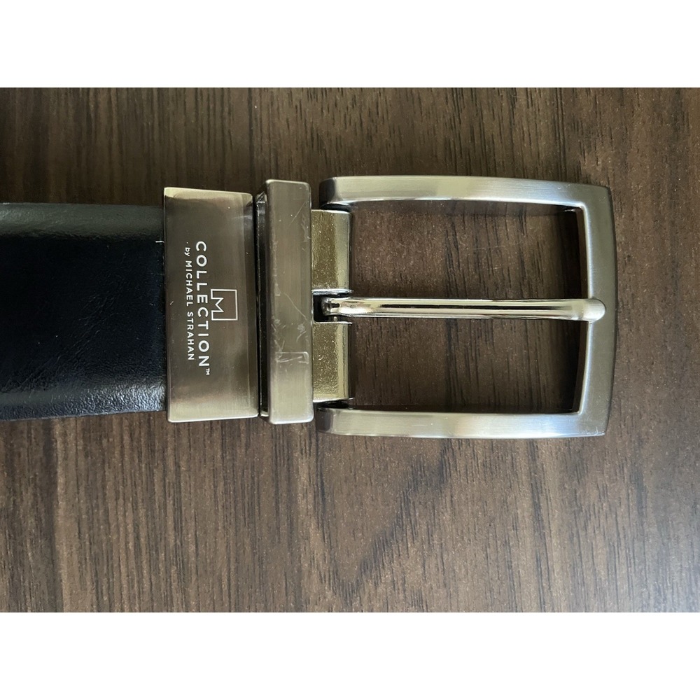 Collection By Michael Strahan Mens Reversible Belt Small 30-32